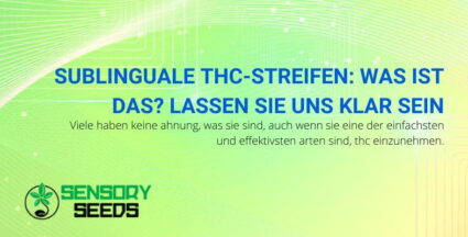 Was sind sublinguale THC-Streifen?