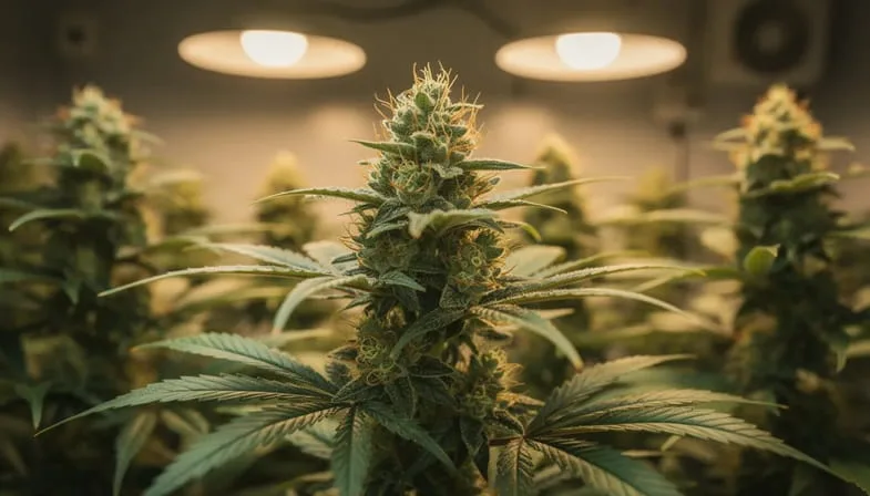 cannabis-pflanzen-indoor Indoor-Anbau von 40‑Tage‑Autoflower-Samen